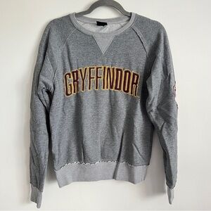 Harry Potter Gryffindor Sweatshirt Universal Studios Park Exclusive Gray Size S